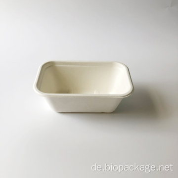 1000 ml Zellstoffbagasse -Behälter